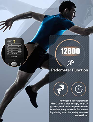 32GB Reproductor MP3 Bluetooth 4.2 Súper Ligero Gran Memoria Deportes IHOUMI Mp3 Player con Radio FM, Grabación de Voz, Podómetro,E-Book, Soporte SD USB TF hasta 128 GB Tarjeta 32GB Reproductor MP3 Bluetooth 4.2 Súper Ligero Gran Memoria Deportes IHOUMI Mp3 Player con Radio FM, Grabación de Voz, Podómetro,E-Book, Soporte SD USB TF hasta 128 GB Tarjeta