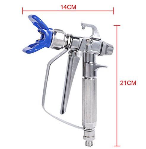 3600 PSI Airless pistola pintura alta presión + boquilla asiento para Titan/Wagner/Graco+5 x Filtro de bomba de pulverización Airless