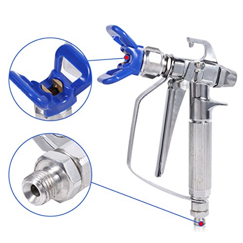 3600 PSI Airless pistola pintura alta presión + boquilla asiento para Titan/Wagner/Graco+5 x Filtro de bomba de pulverización Airless 3600 PSI Airless pistola pintura alta presión + boquilla asiento para Titan/Wagner/Graco+5 x Filtro de bomba de pulverización Airless