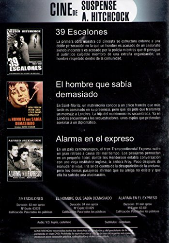 39 escalones / El hombre que sabía demasiado / Alarma en el expreso 39 escalones / El hombre que sabía demasiado / Alarma en el expreso