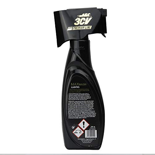 3CV Limpia Llantas con pulverizador MAXWASH de 500 ML