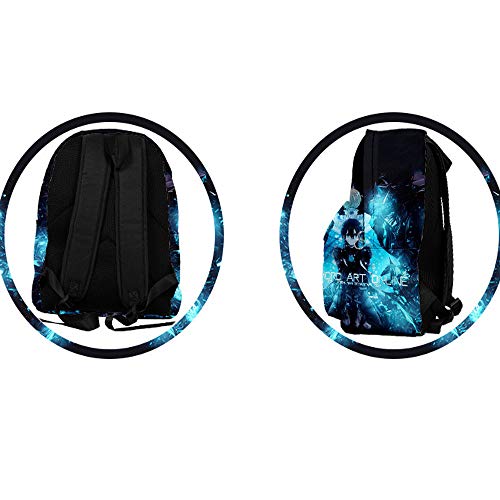 3D Anime Sword Art Online Mochila con Impresión en Color Deportes de Ccio Mochila Escolar Unisex, Adecuada para Adolescentes y Niñas 3D Anime Sword Art Online Mochila con Impresión en Color Deportes de Ccio Mochila Escolar Unisex, Adecuada para Adolescentes y Niñas