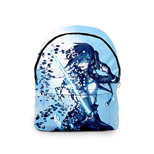 3D Anime Sword Art Online Mochila con Impresión en Color Deportes de Ccio Mochila Escolar Unisex, Adecuada para Adolescentes y Niñas 3D Anime Sword Art Online Mochila con Impresión en Color Deportes de Ccio Mochila Escolar Unisex, Adecuada para Adolescentes y Niñas