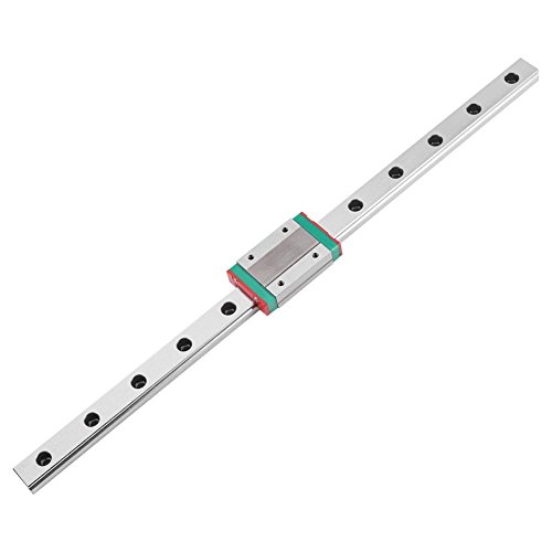 3D Máquina CNC 250/300/400/500/550 mm Guía de Carril Lineal Diapositivas de Deslizamiento Lineal Riel con Carro de Bloqueo para Impresora (300mm) 3D Máquina CNC 250/300/400/500/550 mm Guía de Carril Lineal Diapositivas de Deslizamiento Lineal Riel con Carro de Bloqueo para Impresora (300mm)