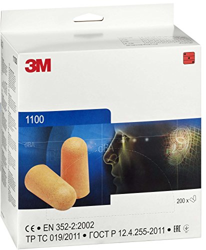 3M Foam Earplug 1100 - 200 tapones de oido