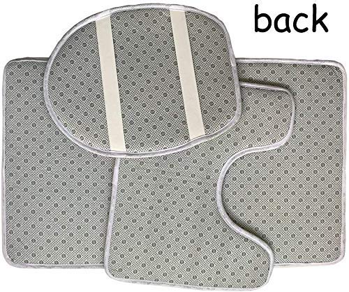 3Pcs Alfombra de baño antideslizante Asiento de inodoro Tapa de la tapa Juego de uvas Suave antideslizante Alfombrilla de baño Racimo de flores Provincia de hoja de jerez Jardín Retro Refrescante Camp 3Pcs Alfombra de baño antideslizante Asiento de inodoro Tapa de la tapa Juego de uvas Suave antideslizante Alfombrilla de baño Racimo de flores Provincia de hoja de jerez Jardín Retro Refrescante Camp