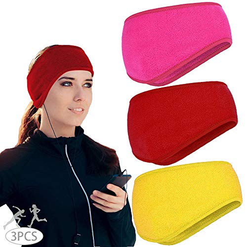 3PCS Diademas De Las Orejeras De Invierno Deportes,Diademas Orejeras De Invierno,Banda Para Calentar Oídos,Orejeras Deportivas Para Mujer,Diademas Invierno Mujer Deportes