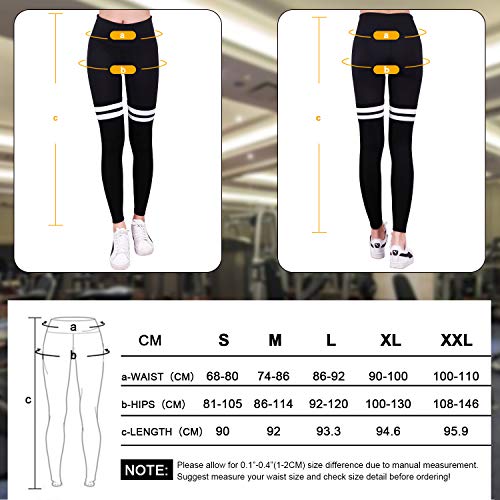 3W GRT Mallas de Deporte de Mujer,Leggings Mujer fitness,Pantalon Chandal Mujer,Pantalones elásticos de yoga,Polainas de yoga Fitness (Negro, M) 3W GRT Mallas de Deporte de Mujer,Leggings Mujer fitness,Pantalon Chandal Mujer,Pantalones elásticos de yoga,Polainas de yoga Fitness (Negro, M)