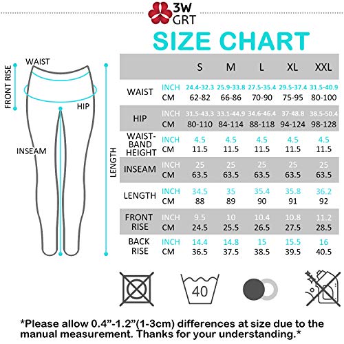 3W GRT Ropa Deportiva Mujer,Mallas de Deporte de Mujer,Leggins Mujer,Ropa Mujer,Pantalones Mujer,Pantalón Deportivo para Mujer,Yoga,Crossfit,Fitness (Negro, L) 3W GRT Ropa Deportiva Mujer,Mallas de Deporte de Mujer,Leggins Mujer,Ropa Mujer,Pantalones Mujer,Pantalón Deportivo para Mujer,Yoga,Crossfit,Fitness (Negro, L)
