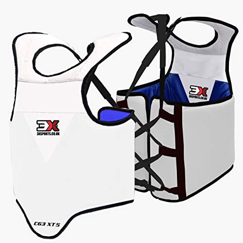 3X Professional Choice Boxeo Protector De Pecho Costilla Proteger Armadura Taekwondo Cuerpo Protector Krav Maga MMA Cuerpo Protección Artes Marciales Formación (Certificado CE Aprobado)