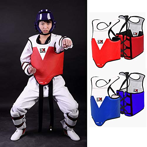 3X Professional Choice Boxeo Protector De Pecho Costilla Proteger Armadura Taekwondo Cuerpo Protector Krav Maga MMA Cuerpo Protección Artes Marciales Formación (Certificado CE Aprobado)