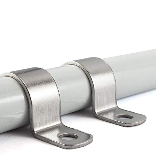 4 abrazaderas de fijación M762 con orificios en forma de U, grosor de 3,5 mm, hierro galvanizado, diámetro de tubo: 76 mm, tornillos no incluidos en el envío. 4 abrazaderas de fijación M762 con orificios en forma de U, grosor de 3,5 mm, hierro galvanizado, diámetro de tubo: 76 mm, tornillos no incluidos en el envío.