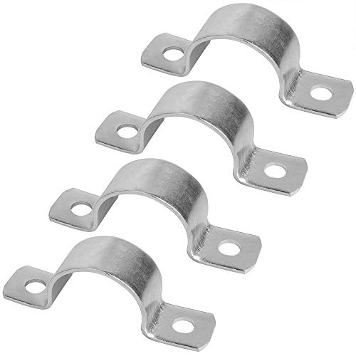 4 abrazaderas de fijación M762 con orificios en forma de U, grosor de 3,5 mm, hierro galvanizado, diámetro de tubo: 76 mm, tornillos no incluidos en el envío. 4 abrazaderas de fijación M762 con orificios en forma de U, grosor de 3,5 mm, hierro galvanizado, diámetro de tubo: 76 mm, tornillos no incluidos en el envío.