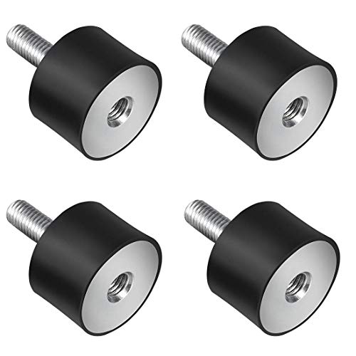 4 amortiguadores de vibraciones M8 Silentblock topes de goma y metal 4 amortiguadores de vibraciones M8 Silentblock topes de goma y metal