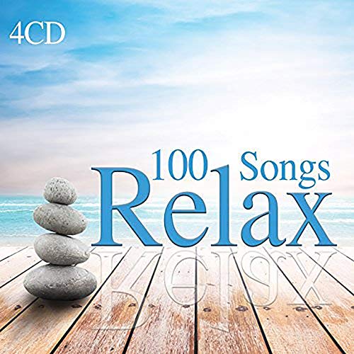 4 CD 100 Songs Relax, Música relajante y tranquila, Wellness Relax, Lounge Music, Relaxing, Meditation, Sound Of Nature, Chillout Music, Spa Music