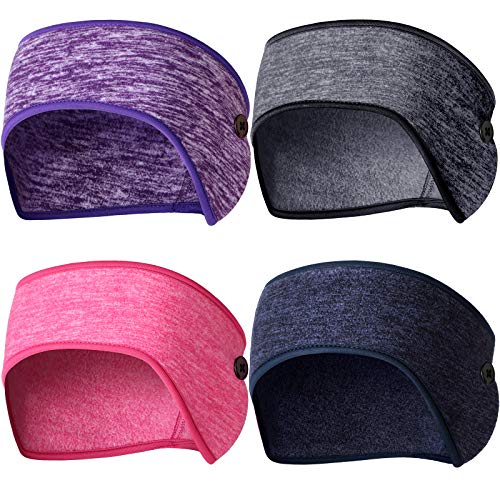 4 Diademas de Orejas Cálidas Diademas de Orejeras Diademas Deportivas Antideslizantes Diadema Elástica para Correr con Botones para Clima Frío Deportes al Aire Libre Fitness Invierno Correr 4 Diademas de Orejas Cálidas Diademas de Orejeras Diademas Deportivas Antideslizantes Diadema Elástica para Correr con Botones para Clima Frío Deportes al Aire Libre Fitness Invierno Correr