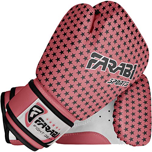 4-oz guantes de boxeo Kids Junior Rosa saco de boxeo de ratón Mitt MMA Kick Boxing Guantes de entrenamiento