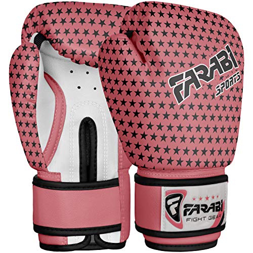 4-oz guantes de boxeo Kids Junior Rosa saco de boxeo de ratón Mitt MMA Kick Boxing Guantes de entrenamiento