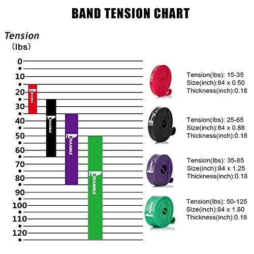 4 Pack Premium Bandas de Resistencia para Dominadas - Cinta Gomas Resistencia Fitness, Banda de Ejercicio Fuerte para Crossfit, Pull ups, Musculacion, Entrenamiento, Levantamiento de Pesas. 4 Pack Premium Bandas de Resistencia para Dominadas - Cinta Gomas Resistencia Fitness, Banda de Ejercicio Fuerte para Crossfit, Pull ups, Musculacion, Entrenamiento, Levantamiento de Pesas.
