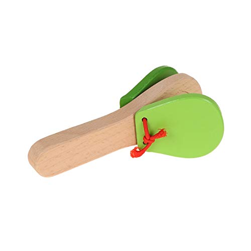 4 PCS Castañuelas De Madera Creativa Clapper Educación Temprana Música Juguetes For Niños, Color Al Azar, Juguetes Intelectuales, Liqingshangmao