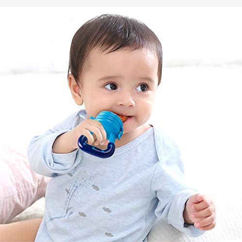 4 piezas Alimentador de alimentos para bebés, Comedero de frutas juguetes de dentición para Bebés Mesh Feeder Teethers Dentición juguete dentición de frutas para bebé Chupete bebés Niños Regalo