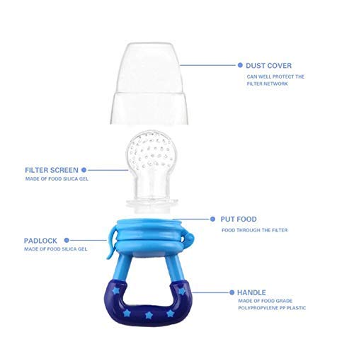 4 piezas Alimentador de alimentos para bebés, Comedero de frutas juguetes de dentición para Bebés Mesh Feeder Teethers Dentición juguete dentición de frutas para bebé Chupete bebés Niños Regalo 4 piezas Alimentador de alimentos para bebés, Comedero de frutas juguetes de dentición para Bebés Mesh Feeder Teethers Dentición juguete dentición de frutas para bebé Chupete bebés Niños Regalo
