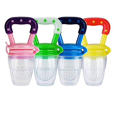 4 piezas Alimentador de alimentos para bebés, Comedero de frutas juguetes de dentición para Bebés Mesh Feeder Teethers Dentición juguete dentición de frutas para bebé Chupete bebés Niños Regalo 4 piezas Alimentador de alimentos para bebés, Comedero de frutas juguetes de dentición para Bebés Mesh Feeder Teethers Dentición juguete dentición de frutas para bebé Chupete bebés Niños Regalo