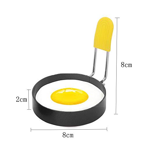 4 Piezas Anillos de Huevo,Moldes para Huevos Fritos,Anillos de Huevo Antiadherentes,con Cepillo de Aceite de Silicona,Funda de Silicona,para Huevos Frito y Panqueques,Cocinas,Restaurantes,Fiestas 4 Piezas Anillos de Huevo,Moldes para Huevos Fritos,Anillos de Huevo Antiadherentes,con Cepillo de Aceite de Silicona,Funda de Silicona,para Huevos Frito y Panqueques,Cocinas,Restaurantes,Fiestas