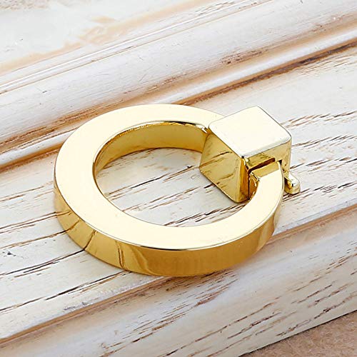 4 piezas de tirador de anillo armario, Anilla para armarios, Tirador Manija Anillo, cocina gabinetes muebles herrajes estilo tirador para cajón dorada, para Puertas, Armarios de Cocina,Cajones 4 piezas de tirador de anillo armario, Anilla para armarios, Tirador Manija Anillo, cocina gabinetes muebles herrajes estilo tirador para cajón dorada, para Puertas, Armarios de Cocina,Cajones