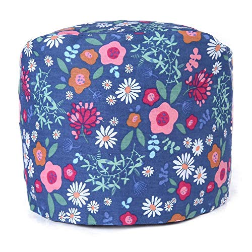 4 Piezas Gorro Quirofano Mujer/hombr Algodón Lindo Impresión Doctor Enfermera Sombrero Gorro Quirúrgico con Botones-A