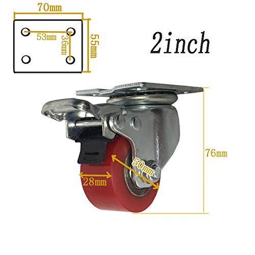 4 Ruedas industriales 40mm / 50mm heavy duty 1000kg Silencio PU Ruedas giratorias de placa con freno Soporte de acero Rodamiento de hierro Para muebles Transporte de la fábrica Mesa de Trabajo 4 Ruedas industriales 40mm / 50mm heavy duty 1000kg Silencio PU Ruedas giratorias de placa con freno Soporte de acero Rodamiento de hierro Para muebles Transporte de la fábrica Mesa de Trabajo