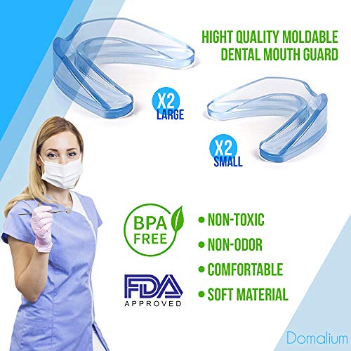 4 x Ferula Dental De Descarga Nocturna Anti Bruxismo Dispositivo Dental Contra El Rechinado De Dientes 4 Protectores Caja De Almacenamiento 12 Tabletas Antibacterianas BONUS Guía de Mantenimiento 4 x Ferula Dental De Descarga Nocturna Anti Bruxismo Dispositivo Dental Contra El Rechinado De Dientes 4 Protectores Caja De Almacenamiento 12 Tabletas Antibacterianas BONUS Guía de Mantenimiento