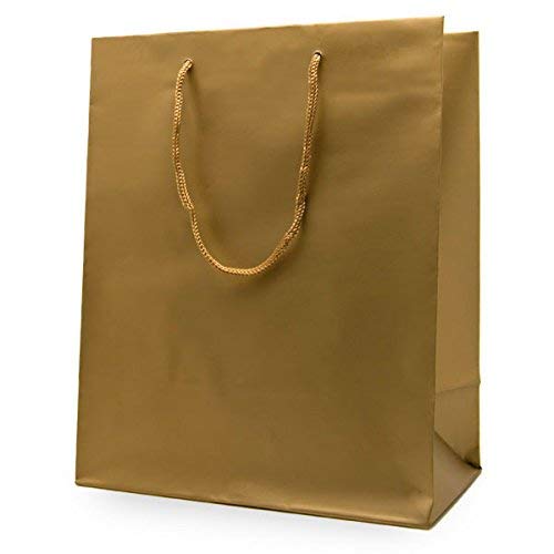 4 x HM oro bolsa de regalo tamaño grande 33 cm de alto x 26,5 cm