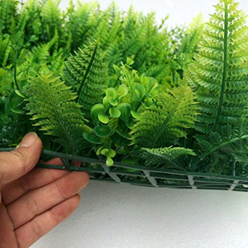 40 * 60cm Césped de Plantas Flor Hierba Hoja Enredaderas Artificiales Pared Adorno 40 * 60cm Césped de Plantas Flor Hierba Hoja Enredaderas Artificiales Pared Adorno