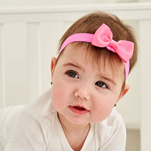 40 diademas elásticas para el pelo con lazo de grogrén, de 7 cm, para bebés y niñas recién nacidas 40 diademas elásticas para el pelo con lazo de grogrén, de 7 cm, para bebés y niñas recién nacidas