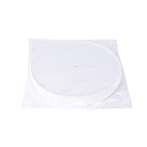 40metros Elástico Cinta Banda Goma Elástica Ancho 2cm Blanco Tejido de Costura Ropa Manualidades Artesanía DIY