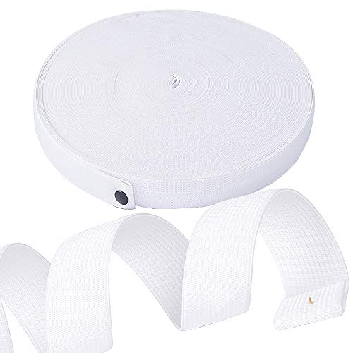 40metros Elástico Cinta Banda Goma Elástica Ancho 2cm Blanco Tejido de Costura Ropa Manualidades Artesanía DIY 40metros Elástico Cinta Banda Goma Elástica Ancho 2cm Blanco Tejido de Costura Ropa Manualidades Artesanía DIY