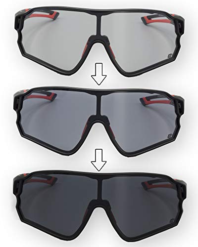41degrees. Gafas de Sol Fotocromáticas con 2 Lentes Intercambiables. 2 en 1 Gafas de Ciclismo Polarizadas UV400 para Running, Esquí... Máscara Unisex Modelo Tramuntana 41degrees. Gafas de Sol Fotocromáticas con 2 Lentes Intercambiables. 2 en 1 Gafas de Ciclismo Polarizadas UV400 para Running, Esquí... Máscara Unisex Modelo Tramuntana