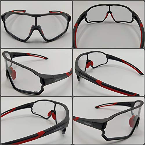 41degrees. Gafas de Sol Fotocromáticas con 2 Lentes Intercambiables. 2 en 1 Gafas de Ciclismo Polarizadas UV400 para Running, Esquí... Máscara Unisex Modelo Tramuntana 41degrees. Gafas de Sol Fotocromáticas con 2 Lentes Intercambiables. 2 en 1 Gafas de Ciclismo Polarizadas UV400 para Running, Esquí... Máscara Unisex Modelo Tramuntana