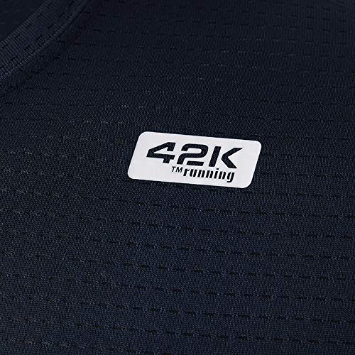 42K Running - Camiseta técnica Lotus Mujer Midnight Blue XL 42K Running - Camiseta técnica Lotus Mujer Midnight Blue XL