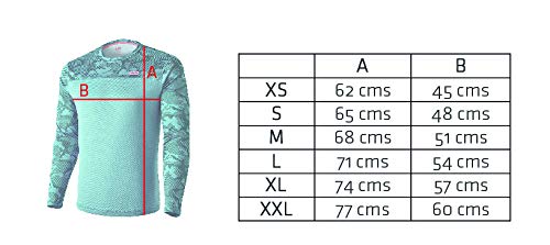 42K Running - Camiseta técnica Manga Larga 42k MIMET Winter Ocean Green L