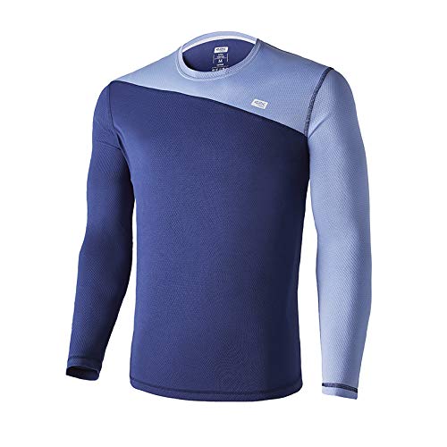 42K Running - Camiseta técnica Manga Larga Atria Winter Deep Blue L