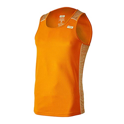 42K Running - Camiseta técnica Tirantes 42k XION2 Summer para Hombre Fluor Orange