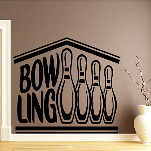 43 * 56cm Creative Bowling wall sticker casa decoracion accesorios para habitaciones de niños, decoracion de habitacion de vivero Home Party Decor Wallpaper