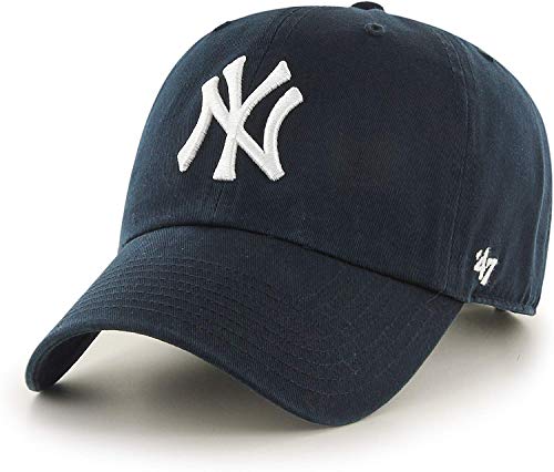 47 Brand- Gorra de Adulto, New York Yankees Clean Up, Azul Marino, Talla única
