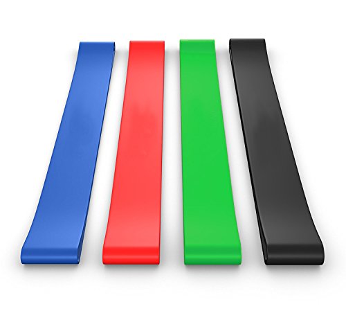 4er Widerstandsbänder Gymnastikbänder Set Resistance bands für Muskelaufb au Yoga und Therapie Trainingsbänder, Loop Bänder, Mini Bands 4er Widerstandsbänder Gymnastikbänder Set Resistance bands für Muskelaufb au Yoga und Therapie Trainingsbänder, Loop Bänder, Mini Bands