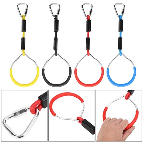 4PCS/Set Niños Columpio Colorido Anillo de Gimnasia Accesorio de Cuerda Deportiva para niños