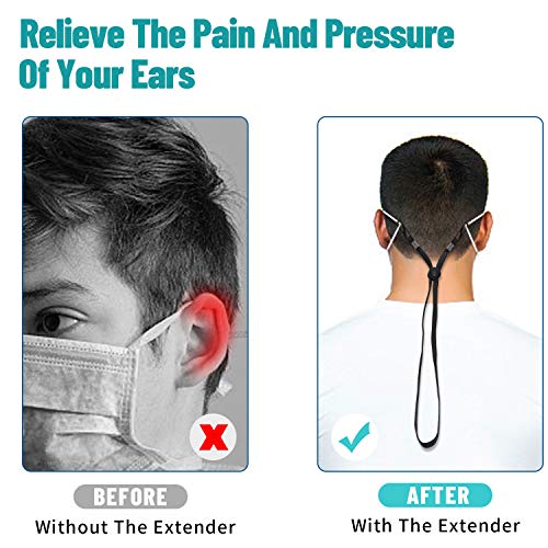 5 Piezas Cordón de Longitud Ajustable para mascarilla,Cordones Correa de Cuello Cubierta de Cara Portátil Ajustable Soporte de Hebillas de Cubierta Facial Clips Soporte Flexibles de Babero 5 Piezas Cordón de Longitud Ajustable para mascarilla,Cordones Correa de Cuello Cubierta de Cara Portátil Ajustable Soporte de Hebillas de Cubierta Facial Clips Soporte Flexibles de Babero