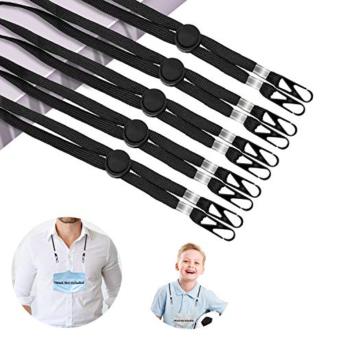5 Piezas Cordón de Longitud Ajustable para mascarilla,Cordones Correa de Cuello Cubierta de Cara Portátil Ajustable Soporte de Hebillas de Cubierta Facial Clips Soporte Flexibles de Babero 5 Piezas Cordón de Longitud Ajustable para mascarilla,Cordones Correa de Cuello Cubierta de Cara Portátil Ajustable Soporte de Hebillas de Cubierta Facial Clips Soporte Flexibles de Babero