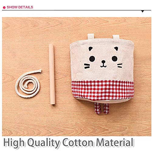 5 Pzs Bolsa de Almacenamiento Colgante Bolsa de Almacenamiento de Bolsillo de Algodón y Lino Adecuado para Cosméticos/Joyería, Cable/Cable de Auriculares, Papelería, Control Remoto, Medicina 5 Pzs Bolsa de Almacenamiento Colgante Bolsa de Almacenamiento de Bolsillo de Algodón y Lino Adecuado para Cosméticos/Joyería, Cable/Cable de Auriculares, Papelería, Control Remoto, Medicina